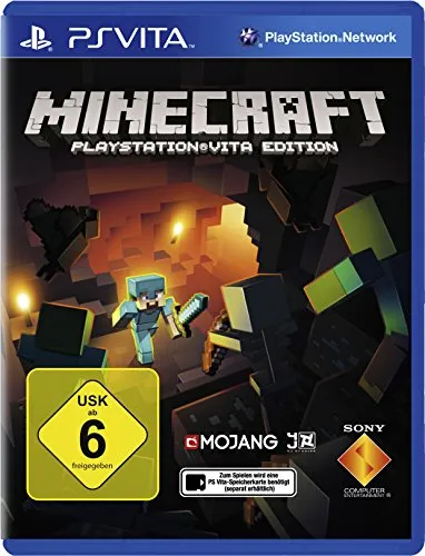 Minecraft für PS-VITA - PlayStation Vita Edition - Games - Erlebe die Freiheit in einer unendlichen Welt! Baue, erkunde und kämpfe im kreativen und herausfordernden Modus mit Freunden oder solo.