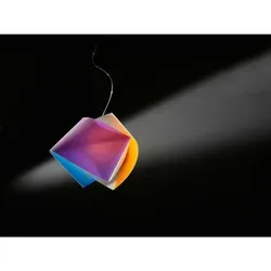 SLAMP Pendelleuchte GEMMY, E27, MULTICOLOR - Stilvolle Pendelleuchte in multicolor, handgefertigt und einzigartig, ideal für kreative Innenraumgestaltungen. Höhe verstellbar, E27 Sockel, perfekt für Wohnzimmer oder Essbereiche.