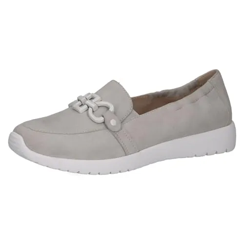 CAPRICE Slipper 9-24708-42 G-Weite - Bequemer Damen Slipper mit Plateauabsatz aus hochwertigem Leder, G-Weite für optimalen Komfort und CAP Airmot.\/FB-Technologie für beste Luftzirkulation.