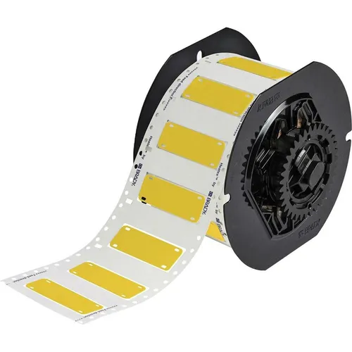 Brady B33-7525-7643-YL Heatex Schilder, Gelb, 75 x 25 mm - Brady Heatex Schilder in Gelb, 75 x 25 mm, ideal für BBP33, i3300, i5300. Robuste und langlebige Etiketten für vielseitige Anwendungen im Innen- und Außenbereich.