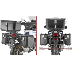 GIVI SEITENKOFFER-TRÄ DX VERSATZ MONOKEY CAM für Honda 1100 Africa Twin Adventure SP - Top Cases & Hecktaschen, robuster Motorrad-Koffer mit 2 Jahren Herstellergarantie, ideal für sichere Gepäckaufbewahrung auf Reisen.