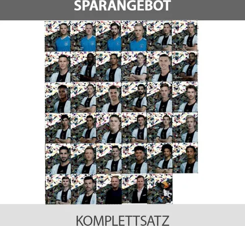 REWE WM 2022 Sammelkarten - 1 Komplettsatz GLITZER