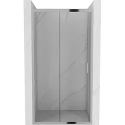 Mexen Apia Ausziehbare Duschtür 105 cm, Transparent, Chrom - Sanitärinstallation mit schickem Design - die Mexen Apia Duschtür bietet eine elegante Lösung für Ihr Badezimmer mit 6 mm Hartglas und einfacher Pflege dank Schutzbeschichtung.