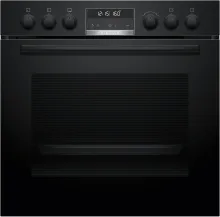 Bosch HND679LS67 Einbauherd-Set mit Induktionskochfeld - Herdset mit 3D-Heißluft und pyrolytischer Selbstreinigung für müheloses Kochen und Backen. Ideal für moderne Küchen mit 60 cm Breite und 71 L Volumen.