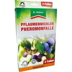 Pflaumenwickler Pheromonfalle - 2 Stück - Effektive Überwachungsfallen zur selektiven Fang von Pflaumenwicklern. Mit langlebigem Pheromonkleber für bis zu 2 Monate Einsatzzeit. Ideal für die Kontrolle in Obstplantagen ohne den Einsatz von Insektiziden.