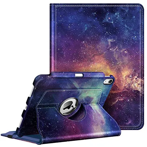 FINTIE Hülle für iPad Air 11 Zoll M4/M3/M2 (2026/2025/2024), iPad Air 5. Gen 2022/ iPad Air 4 2020 10.9 Zoll mit Stifthalter - 360 Grad verstellbare Schutzhülle Cover mit Standfunktion, Die Galaxie
