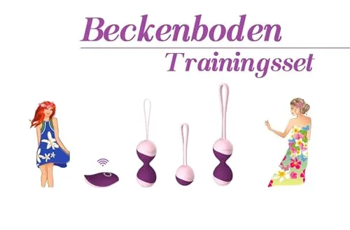 Liebeskugeln Beckenboden - Trainingsset - Vibrationskugel - 3 Größen