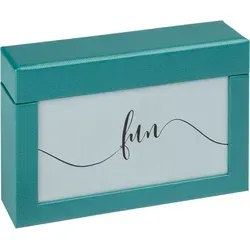 Walther FB-116-K Fotobox 10x15 petrolgrün für 100 Fotos