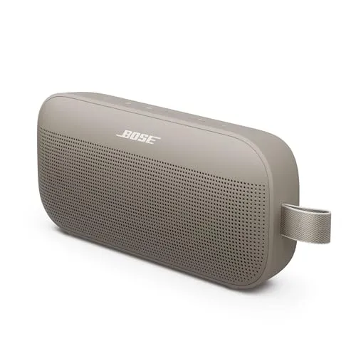 Bose SoundLink Flex (2. Gen.) Tragbarer Bluetooth Lautsprecher - Tragbarer Bluetooth Lautsprecher, IP67 wasserdicht und staubdicht, mit bis zu 12 Stunden Akkulaufzeit und beeindruckendem Klang für jedes Abenteuer.