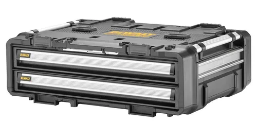 DEWALT ToughSystem DXL DWST08520-1 Werkzeugkoffer unbestückt - Werkzeugkasten für Profis, robust und stapelbar, ideal für den Transport und die sichere Aufbewahrung Ihrer Werkzeuge.