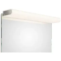 Decor Walther Book 1-60 LED Spiegelaufsteckleuchte - Elegante Spiegelleuchte in nickel satiniert, dimmbar mit warmweißem Licht für eine gemütliche Atmosphäre im Badezimmer oder Ankleidezimmer.