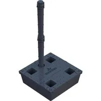 WaterUps Komplett-Set 40 cm x 40 cm Schwarz