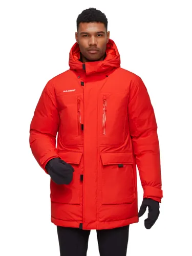 Mammut Winterjacke Arctic Insulated Hooded Parka - Funktionsjacke für extreme Bedingungen: Robustes 2-lagiges Material mit 700 cuin Daunenfüllung sorgt für optimalen Wärmerückhalt und maximalen Komfort.
