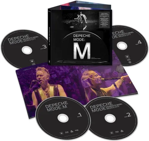 Depeche Mode - Memento Mori: Mexico City (2025) 2 CD + 2 Blu-ray Pre-sale - Schallplatten-Edition mit 2 CDs und 2 Blu-rays, erlebe das legendäre Konzert von Depeche Mode in Mexico City hautnah.