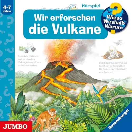 Wieso? Weshalb? Warum? Wir erforschen die Vulkane - Entdecken Sie spannende Fakten über Vulkane mit diesem informativen Buch. Ideal für Kinder, die ihre Neugier stillen und mehr über die Natur lernen möchten.