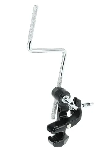 GEWA Spannreifenklemme Percussionhalter L-Rod 9,5 mm, zur Montage von Cowbells, Blocks, Tambourines