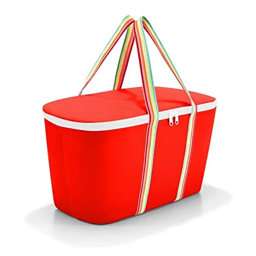 reisenthel coolerbag pop Strawberry - Hochwertige Kühltasche, isolierende Innenfolie für längere Kühlung, ideal für Picknick und Einkauf