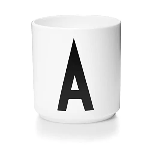 Design Letters Tasse A–Z Weiß | Beste abitur 2026 geschenke | Geburtstagsgeschenk für Männer & Frauen | Kaffeetassen, Kaffeebecher Porzellan | Abitur geschenke Tasse | Weiße Tassen 250 Ml