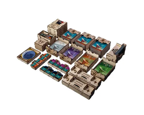 Laserox Spiel Insert für SETI - Organizer - Optimaler Organizer für SETI-Spiele, sorgt für Ordnung und schnellen Zugriff auf alle Spielmaterialien. Ideal für ein unbeschwertes Spielerlebnis.