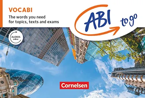 Abi to go - Englisch: Vocabi - The words you need for topics, texts and exams - Vokabeltaschenbuch und Lernwortschatz