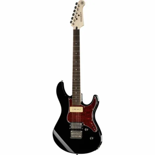 Yamaha Pacifica 311H BK E-Gitarre - E-Gitarre mit Erlekorpus und Ahornhals, ausgestattet mit P90 und Humbucker Tonabnehmern für vielseitigen Sound und Grover Locking Mechaniken für optimale Stimmstabilität.
