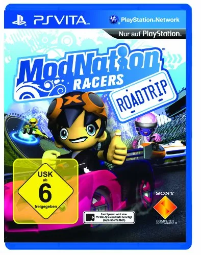 ModNation Racers: Road Trip - Arcade Rennspiel für PS Vita - Rasante Rennen und kreative Anpassungsmöglichkeiten in diesem aufregenden Arcade-Spiel für die Sony PlayStation Vita.