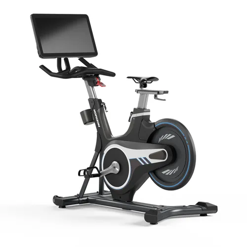 Horizon Fitness Indoor @Cycle - Fahrradergometer mit On-Demand-Kursen für Cycling oder Full-Body Workouts, ideal für individuelles Training oder in der Community.