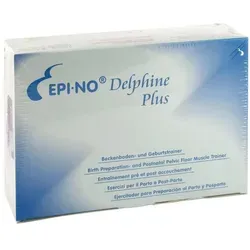 Epi-No Delphine Plus - Beckenbodentrainer - Schwangerschaft: Der Epi-No Delphine Plus Beckenbodentrainer unterstützt sicher bei der Geburtsvorbereitung und Rückbildung mit einem anatomisch geformten Ballon und Handpumpe.