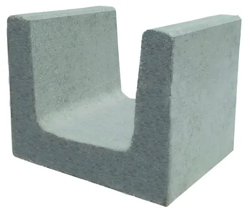 EH U-Stein unbewehrt 40 x 50 x 40 cm grau - Beeteinfassungen, ideal für kreative Gartenprojekte und langlebig in der Nutzung.