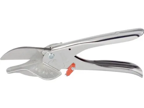 Original LÖWE Gehrungsschere 3101 - 15mm 2 Anschläge 45 Grad - Schneidwerkzeuge für präzise Gehrungsschnitte in Fliesenabschlussleisten und Holzleisten, ideal für professionelle Ergebnisse.