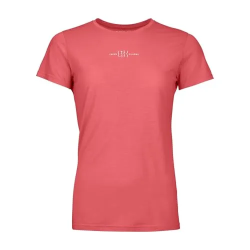 Ortovox 150 Cool Climb Local TS Damen T-Shirt - Pink/Rosa - S - Shirts für Damen, aus atmungsaktivem Material für optimalen Tragekomfort beim Klettern und Outdoor-Aktivitäten.