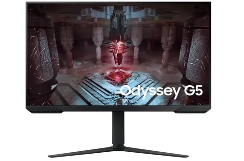 Samsung Odyssey S32CG510EU 32" Quad HD Monitor - 32" (81,3 cm) Quad HD LED Monitor mit 2560 x 1440 Pixeln für beeindruckende Bildqualität, ideal für Gamer und kreative Profis.