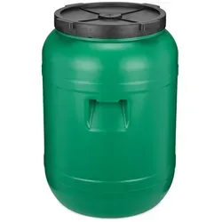 Garronda Regentonne Weithalsfass 80 Liter - Bewässerung: 80 l BPA-freies HDPE-Fass, ideal für umweltfreundliche Regenwassernutzung und Gartenbewässerung.