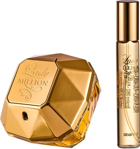 Paco Rabanne - Lady Million Travel-Set 80ml + 20ml EDP - Elegantes Paco Rabanne Lady Million Travel-Set mit 80ml Eau de Parfum und praktischem 20ml Travel-Spray für unterwegs. Ideal für die stilvolle Frau.