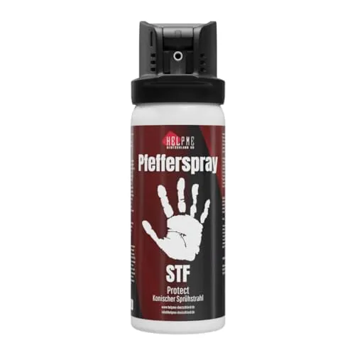 HelpMe Deutschland Pfefferspray 9.000.000 Scoville – Extra starkes KO PAVA Spray für Tierabwehr - Pfefferspray & KO-Spray mit doppelter Knock-out-Wirkung durch PAVA, Buchenholzteer und starken Stinkstoffen. Ideal zur sicheren Abwehr von tierischen Angriffen, legal in Deutschland.