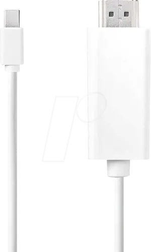 N CCGL37600WT20 - MiniDP 1.2 Stecker auf DP Stecker, 2,0 m, weiß