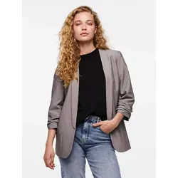 PIECES Damen Pcboss Noos 3/4 Blazer, Light Grey Melange, XL - Eleganter 3/4-Ärmel Blazer für Damen in Light Grey Melange, ideal für schicke Anlässe oder das Büro, mit komfortabler Passform und hochwertigem Material.