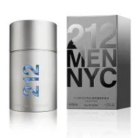 Carolina Herrera 212 Men NYC Eau de Toilette Spray (50 ml) - Herren Parfum mit einem einzigartigen Duftmix aus Gewürzen und Zitrusnoten, ideal für den modernen Mann, der seinen Stil unterstreichen möchte.