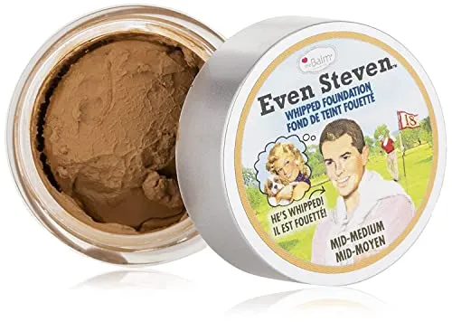 theBalm Even Steven Whipped Foundation Mid-Medium - Die Even Steven Whipped Foundation bietet ein mattes Finish mit ultraleichter Textur. Ideal für ein langanhaltendes, natürliches Hautbild. Erhältlich in 8 Farben für jeden Teint.