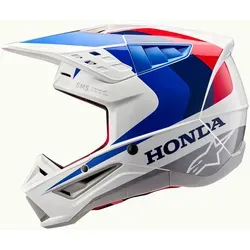 Alpinestars Enduro Helm S - SM-5 Honda - Motorradhelm mit optimaler Belüftung und leichtem Design, inklusive Aufbewahrungstasche – ideal für Offroad-Abenteuer.
