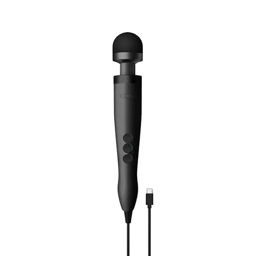 Doxy Vibrator Wand Sexspielzeuge für Frauen Magic Wand Vibratoren; Premium Erwachsenen-Massagegerät Vibratorensets für Frauen - Schwarz