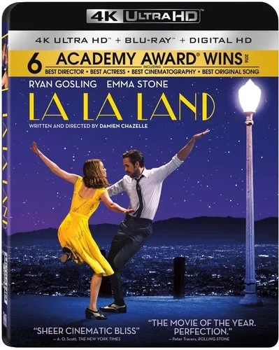 La La Land [New 4K UHD Blu-ray] With Blu-Ray, UV/HD Digital Copy, 4K Mastering