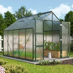 Vitavia Gewächshaus "Domus 8300" inkl. 100 Euro Zubehör - Garten-Zubehör: Aktionsangebot mit Hygrometer und Min-Max-Thermometer für optimale Pflanzenpflege in 8,3 m² Gewächshaus.