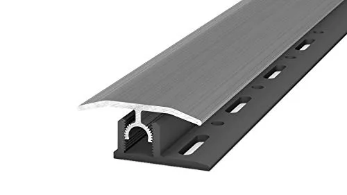 Prinz PROFI-TEC Master Übergangsprofil Nr. 303, 34 mm Edelstahl gebürstet - Dämmstoffe, perfekt für Belagstärken von 7-15 mm mit verdeckter Befestigung für eine elegante Optik ohne Schraublöcher.