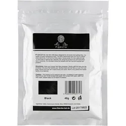 Fidentia Premium Schütthaar Nachfüllpack 40g - Klassik Schwarz - Haarstyling-Produkte: Verdichtet dünnes Haar und kaschiert Haarausfall mit natürlichen Baumwollfasern – für ein volles Haargefühl bis zur nächsten Haarwäsche.