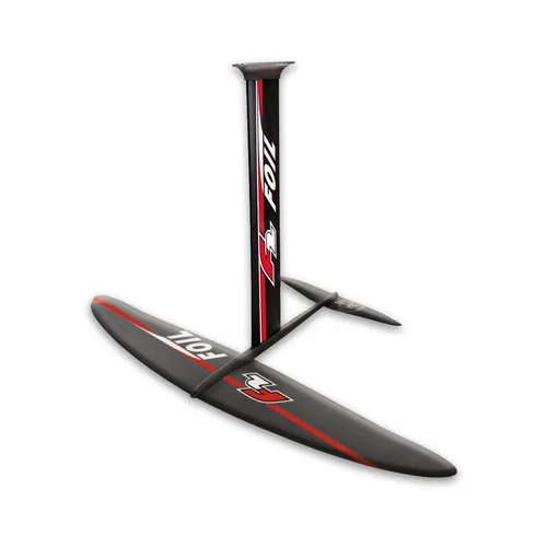 F2 Foil Alu Foil Set 2800 Schwarz - Unisex Foil Alu Foil Set in elegantem Schwarz, ideal für Foiling und Wing. Mit einer Länge von 2800 mm bietet es hervorragende Stabilität und Performance auf dem Wasser.