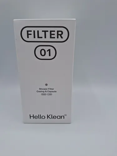 Hello Klean Duschfilter Schwarz Neu (C20.5)
