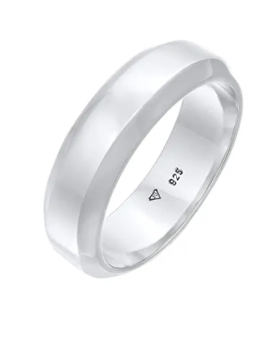 Kuzzoi Herrenring (7 mm) Massiv Handgefertigt aus 925 Sterling Silber - Eleganter Bandring für Männer aus hochwertigem 925 Sterling Silber. Ideal für Verlobung, Hochzeit oder als Freundschaftsring. Verfügbar in mehreren Größen und in glänzendem Finish für einen modernen Look.