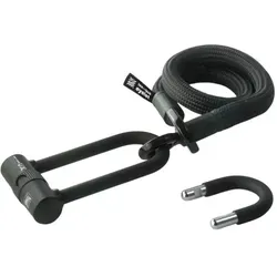 TEX-LOCK Textilschloss Eyelet inkl. UX-Lock 100 cm | Onyx Black - Sicher und stilvoll: Das TEX-LOCK Textilschloss Eyelet mit 100 cm Länge bietet hohen Diebstahlschutz durch robuste Materialien und innovative Technik. Ideal für Fahrradfahrer, die Wert auf Design und Sicherheit legen.