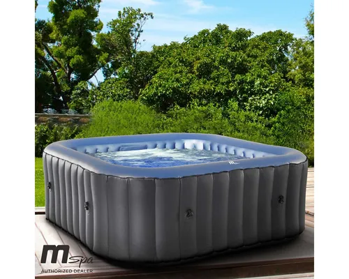 Whirlpool Tekapo 2 für 4-6 Personen - Außenwhirlpool Zubehör für BRAST MSpa Pools, inklusive Abdeckung mit Verschluss für optimale Sicherheit und Hygiene.